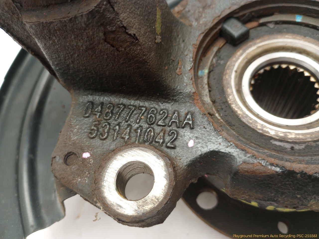 Fiat 500 Passenger Right Front Spindle Knuckle Hub