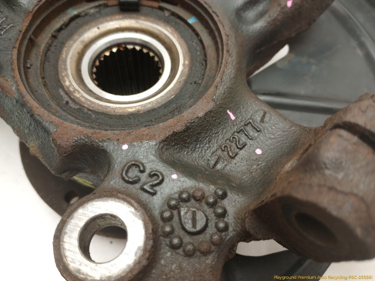 Fiat 500 Passenger Right Front Spindle Knuckle Hub