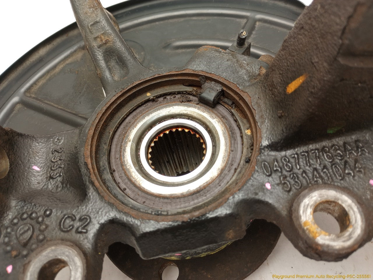 Fiat 500 Driver Left Front Spindle Knuckle Hub