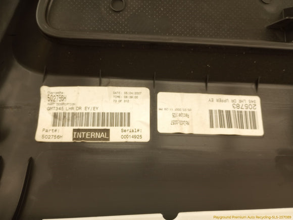 Hummer H3 Driver Left Rear Door Trim