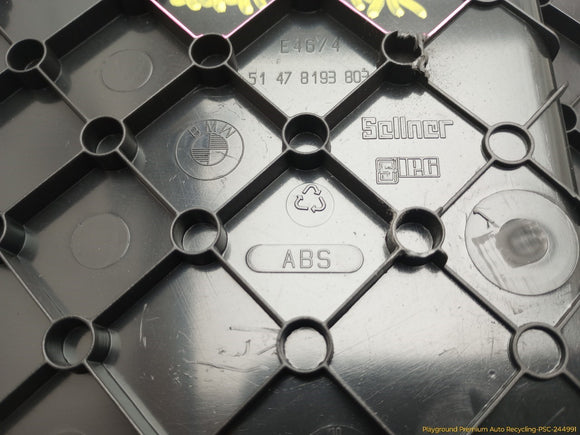 BMW 330XI Trunk Battery Luggage Tray Cover