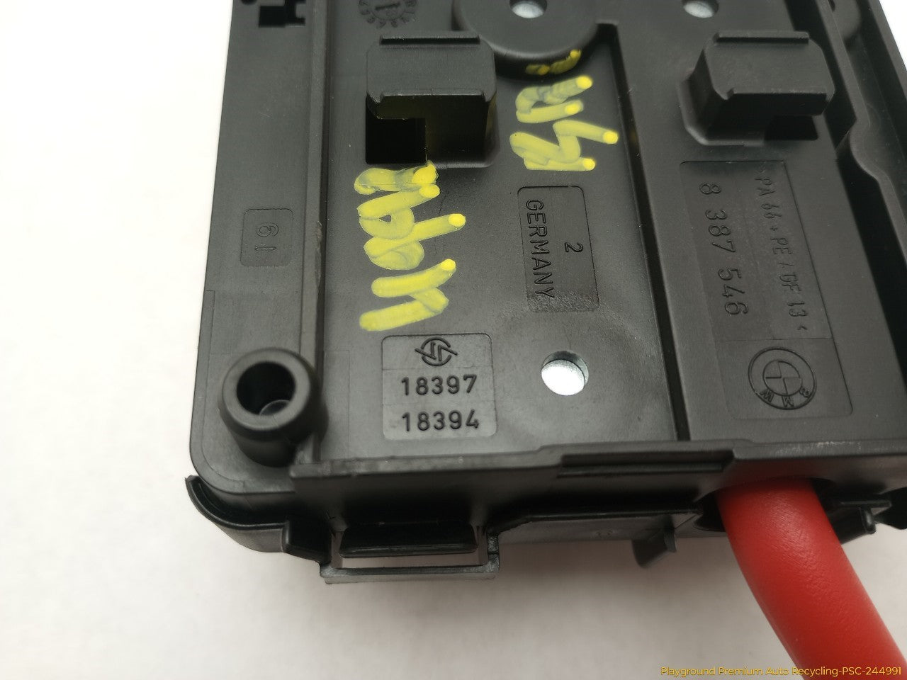 BMW 330XI Battery Positive Cable Fuse Box