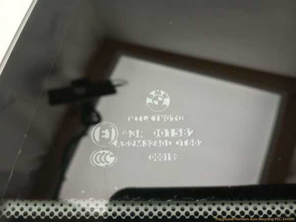 BMW 330XI Driver Left Rear Door Vent Window Glass