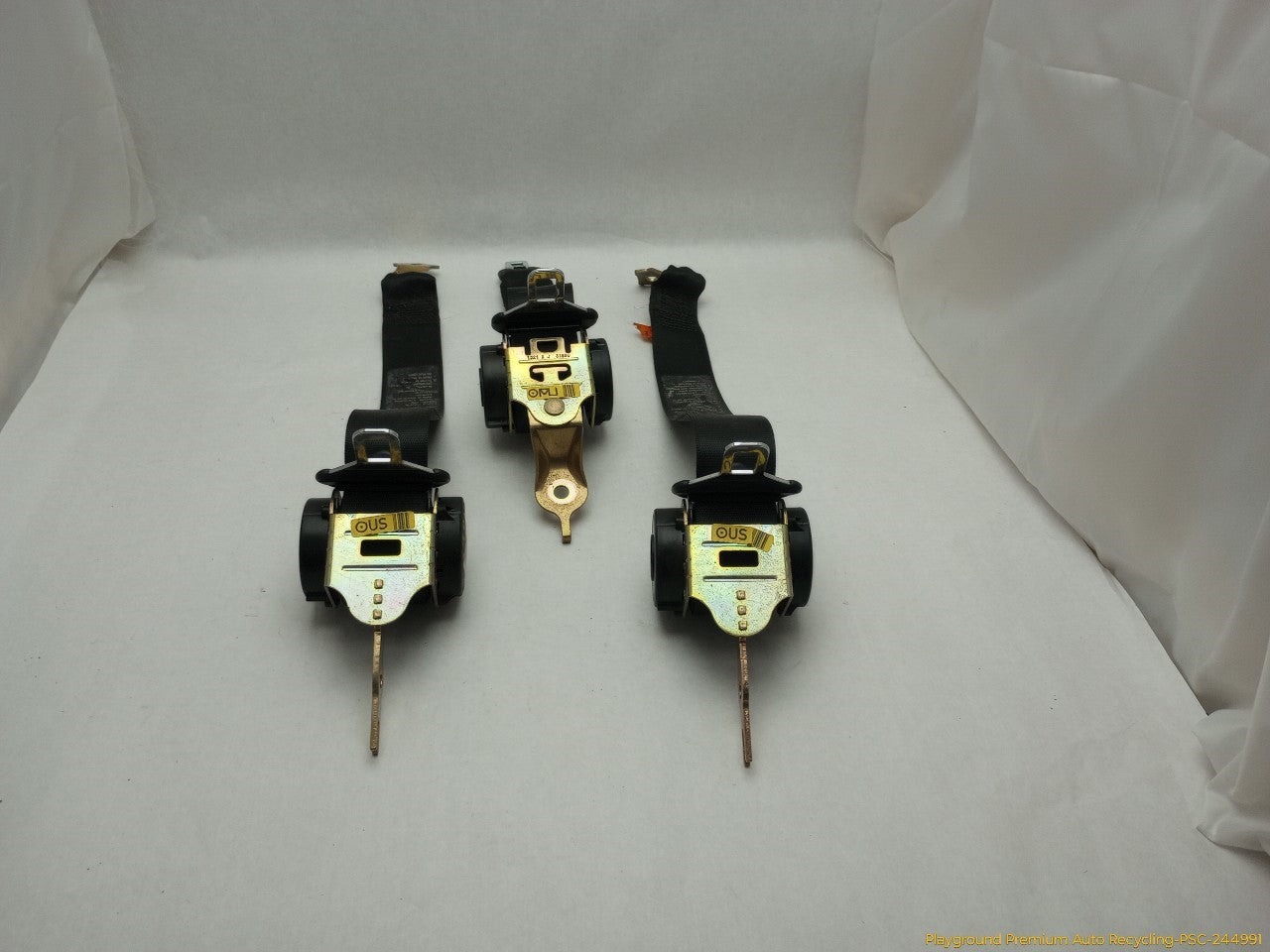 BMW 330XI Set Of 3 Rear Seat Belt Retractors - 0