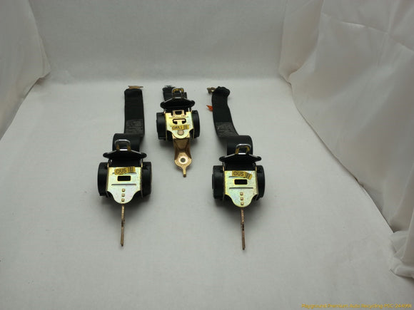 BMW 330XI Set Of 3 Rear Seat Belt Retractors