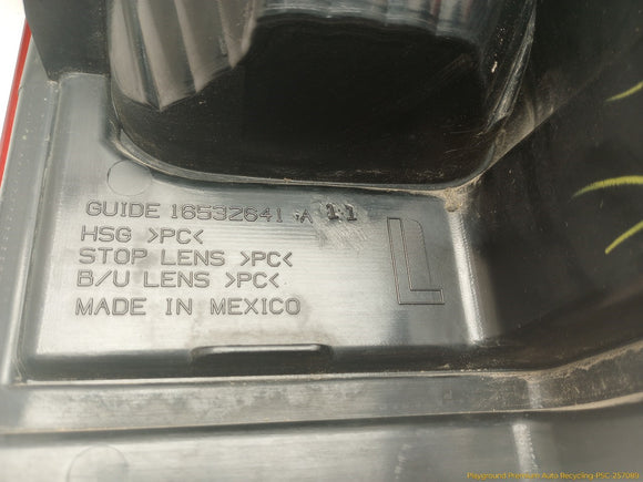 Hummer H3 Driver Left Tail Lamp