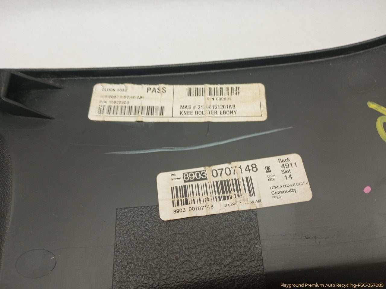 Hummer H3 Driver Left Lower Dash Trim