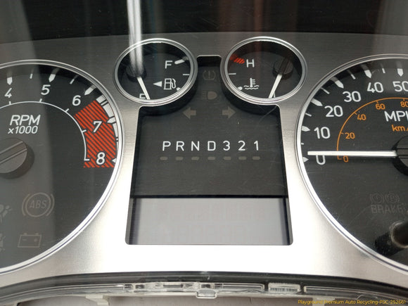 Hummer H3 Instrument Cluster Speedometer