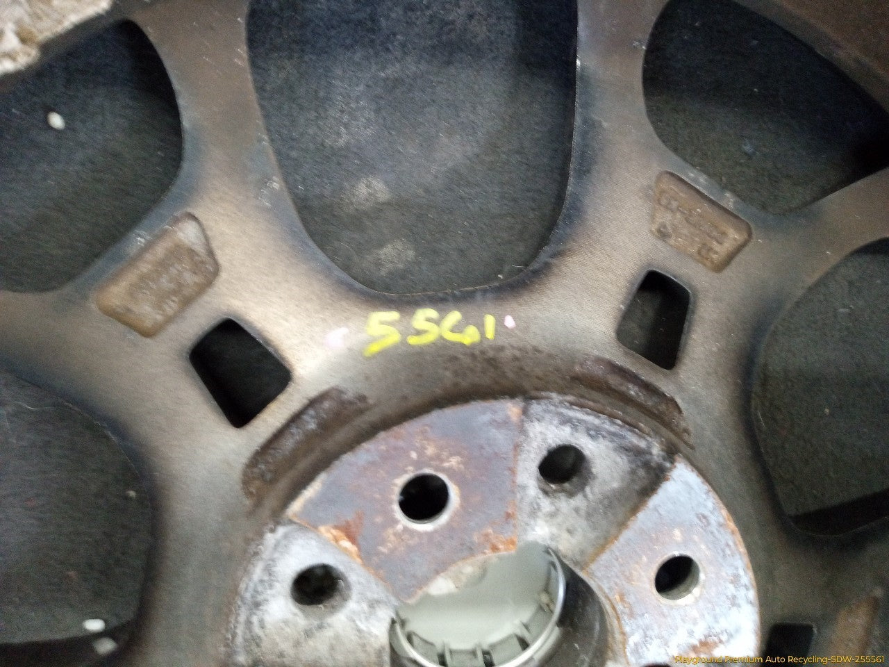 Fiat 500 Pair Of Alloy Rim Wheels 5 Double Spoke