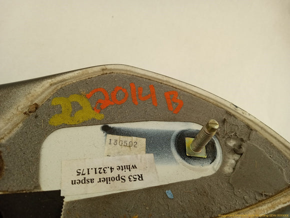 Mini Cooper S Rear Spoiler