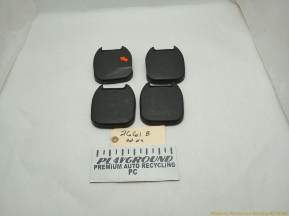 Hummer H3 Set Of 4 Seat Track Inner Anchor Trim Covers