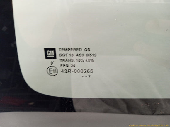 Hummer H3 Passenger Right Rear Quarter Window Glass