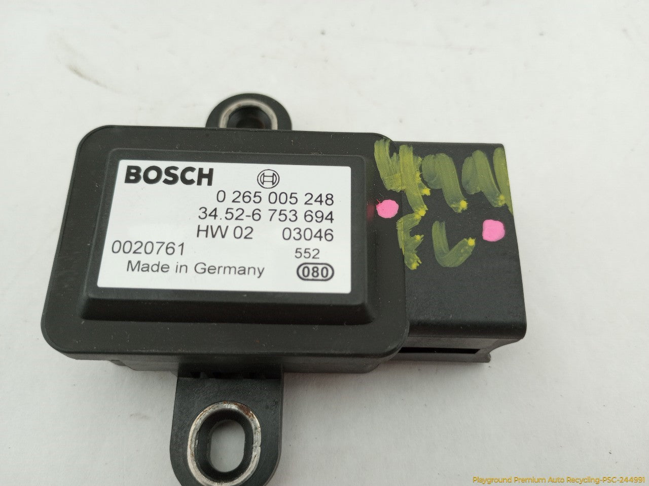 BMW 330XI Yaw Rate Sensor
