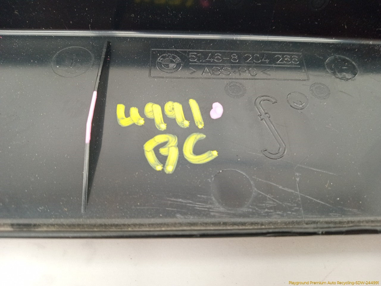 BMW 330XI Trunk Loading Trim Cover