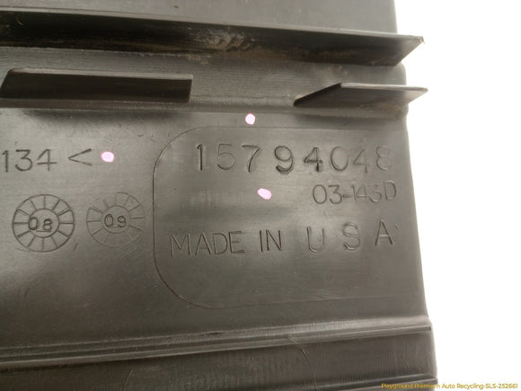 Hummer H3 Rear Bumper Plastic Cover