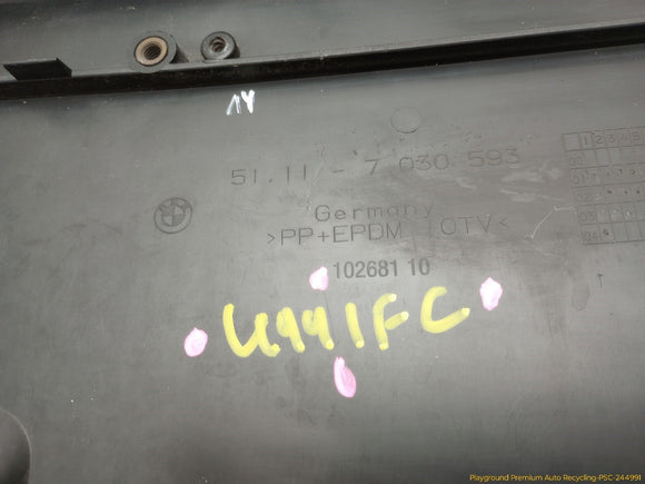 BMW 330XI Front Bumper License Plate Bracket