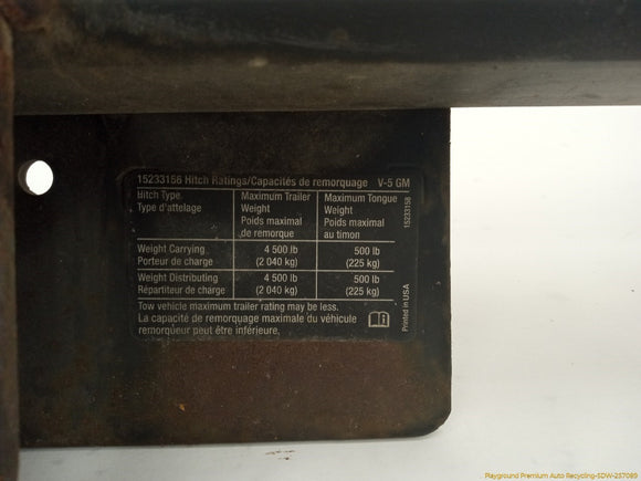 Hummer H3 Rear Bumper Trailer Hitch