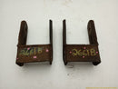 Hummer H3 Pair Of Rear Leaf Spring Shackle Brackets-2