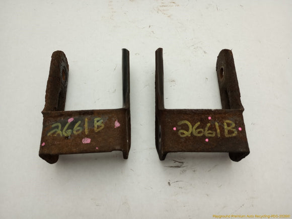 Hummer H3 Pair Of Rear Leaf Spring Shackle Brackets