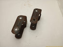 Hummer H3 Pair Of Rear Leaf Spring Shackle Brackets-11