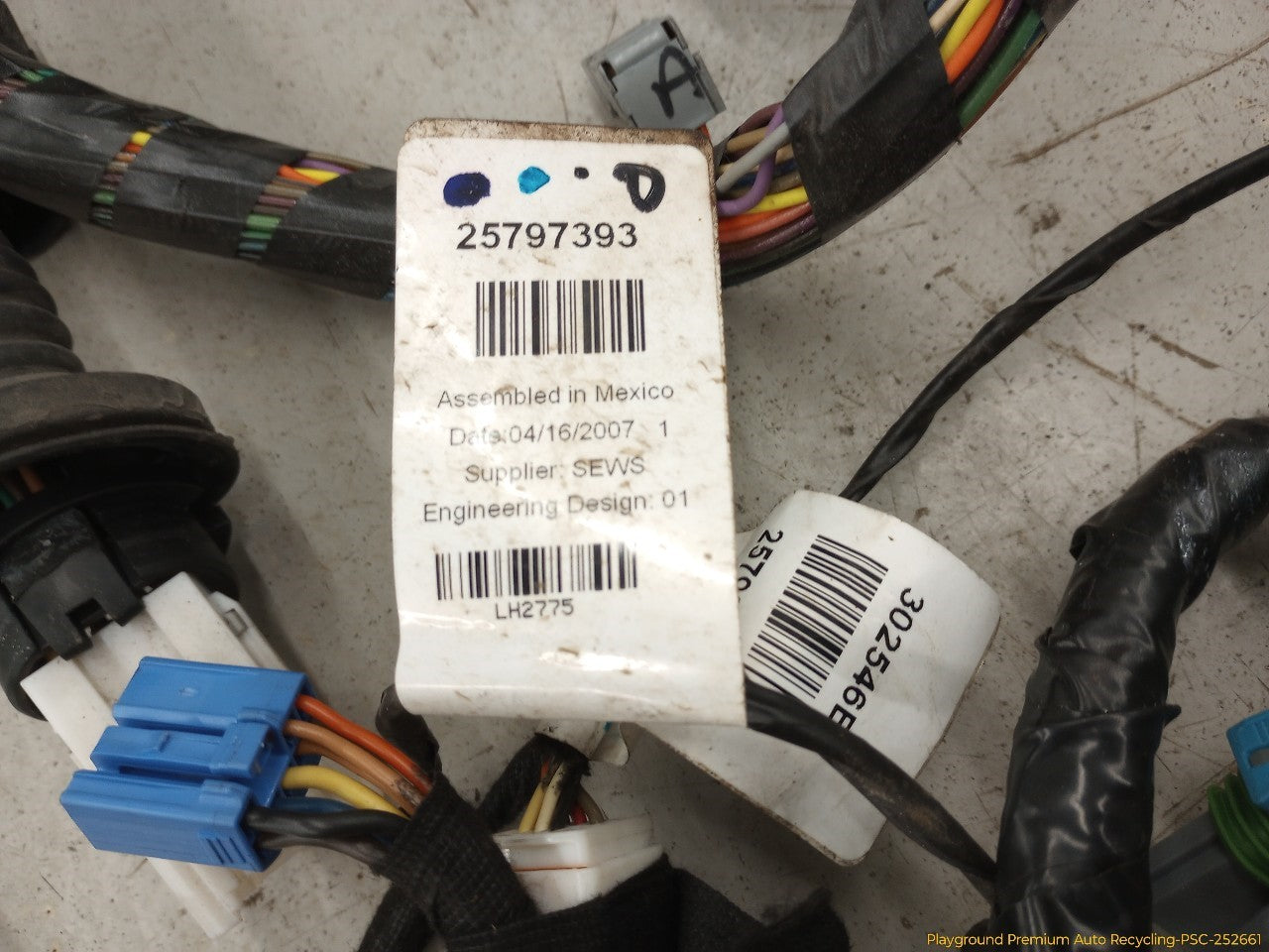 Hummer H3 Body Wiring Harness