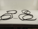 Volvo 240 Set Of 4 Door Seal Weatherstrip Moldings-1