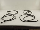Volvo 240 Set Of 4 Door Seal Weatherstrip Moldings-3