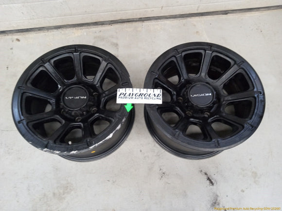 Hummer H3 Pair Of Aftermarket Alloy Wheels 9 Spoke