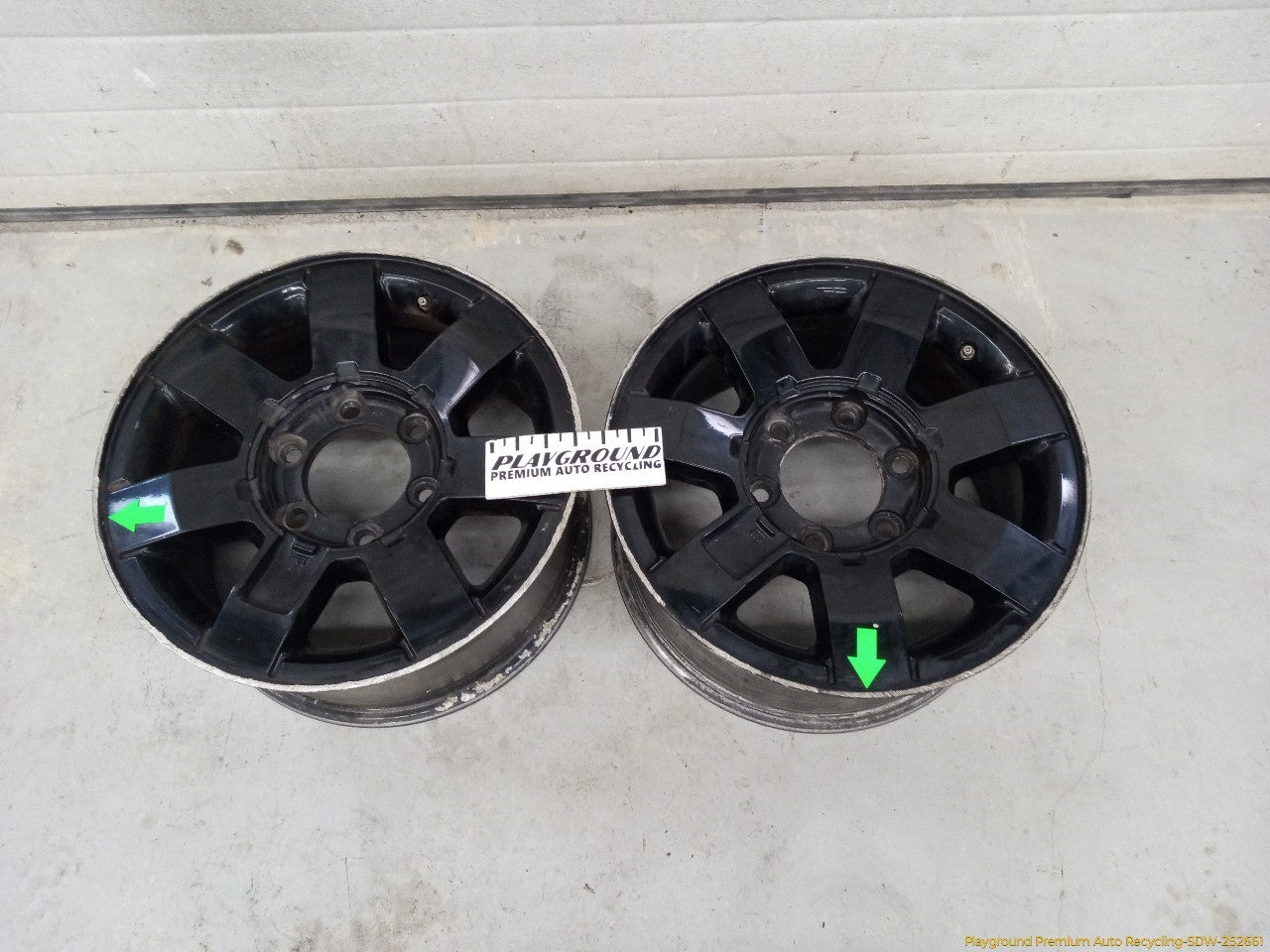 Hummer H3 Pair Of Alloy Wheels 7 Single Spoke