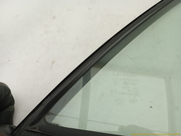 Lexus IS300 Passenger Right Rear Door Vent Window Glass