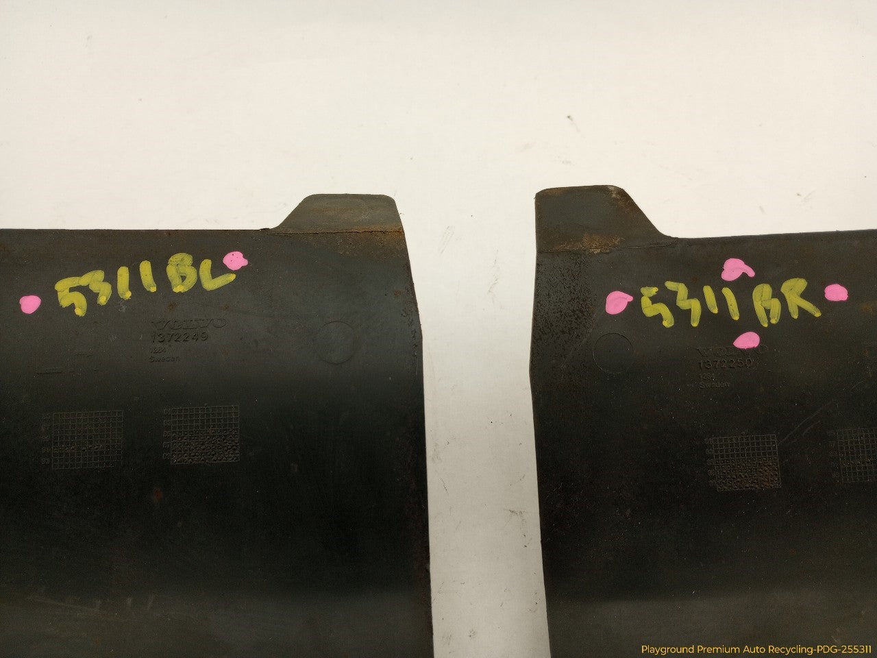 Volvo 240 Pair Of Rear Inner Fender Mud Flaps