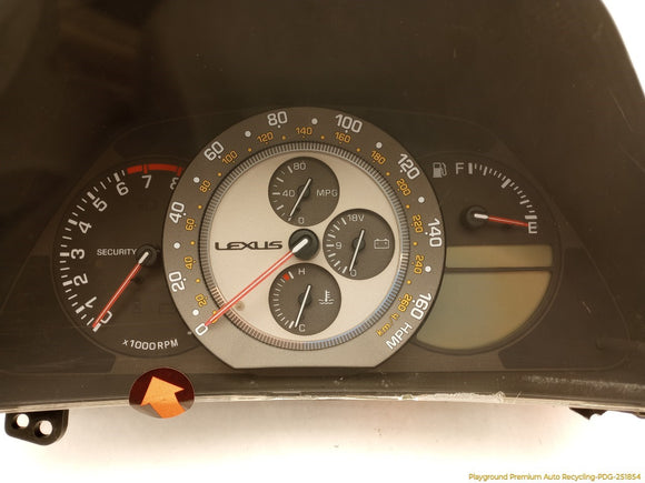 Lexus IS300 Instrument Cluster Speedometer