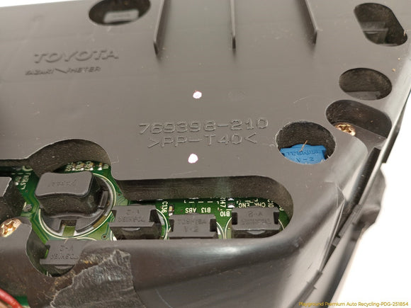 Lexus IS300 Instrument Cluster Speedometer