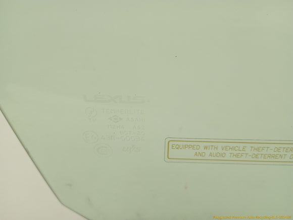 Lexus IS300 Passenger Right Front Door Window Glass