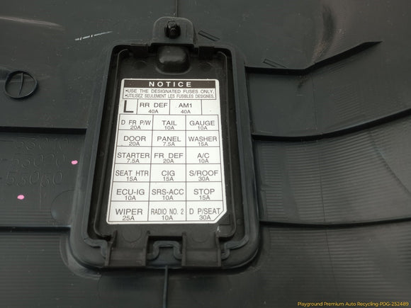 Lexus IS300 Pair Of Front Lower Kick Trim Panel