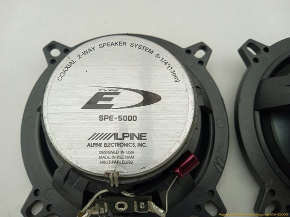 Pair Of Aftermarket Audio Speakers