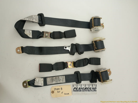 Lexus IS300 Set Of 3 Rear Seat Belt Retractors & Buckles