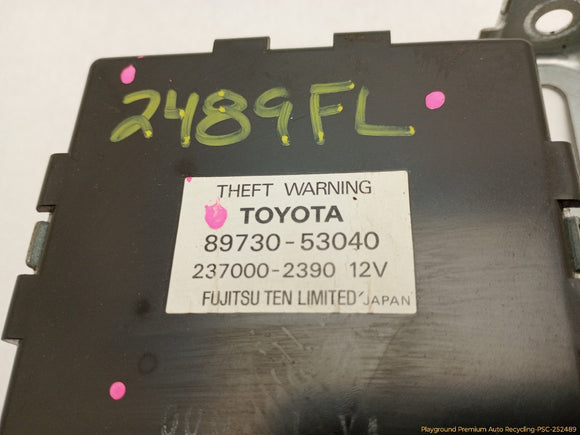 Lexus IS300 Theft Warning Control Module