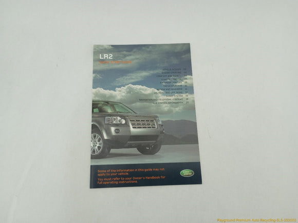 Land Rover LR2 Owner's Manual