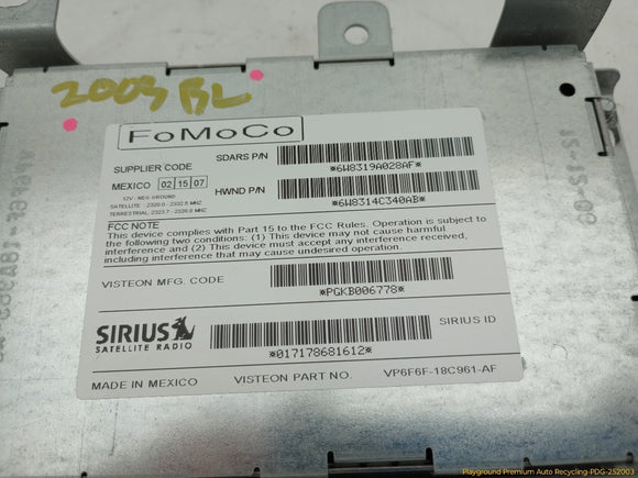 Land Rover LR2 Satellite Radio Receiver Module