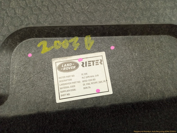 Land Rover LR2 Trunk Floor Cargo Cover