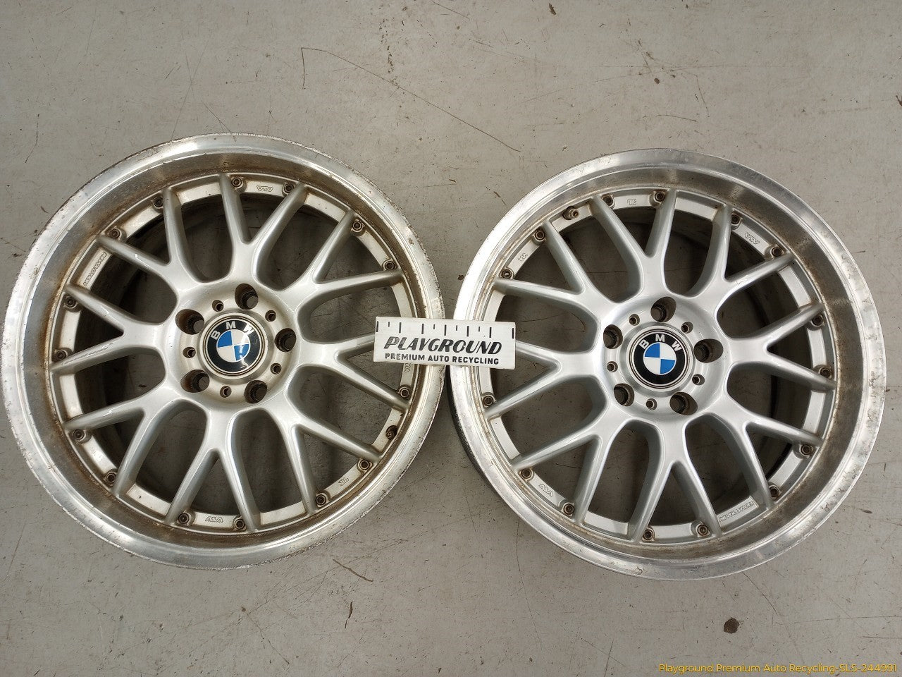 BMW 330XI Pair Of Aftermarket Alloy Wheels 8 Double Spoke