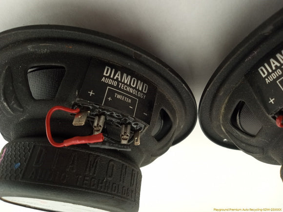 Pair Of Aftermarket Radio Audio Speakers