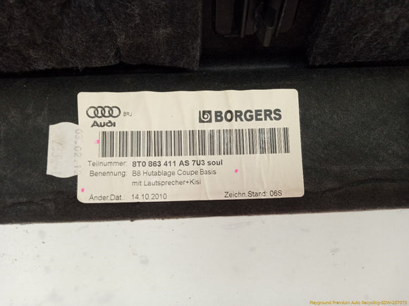 Audi A5 Rear Parcel Shelf Panel