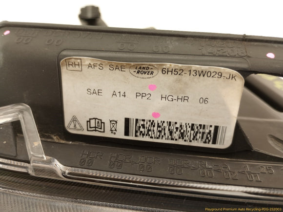 Land Rover LR2 **AS IS** Passenger Right Head Lamp