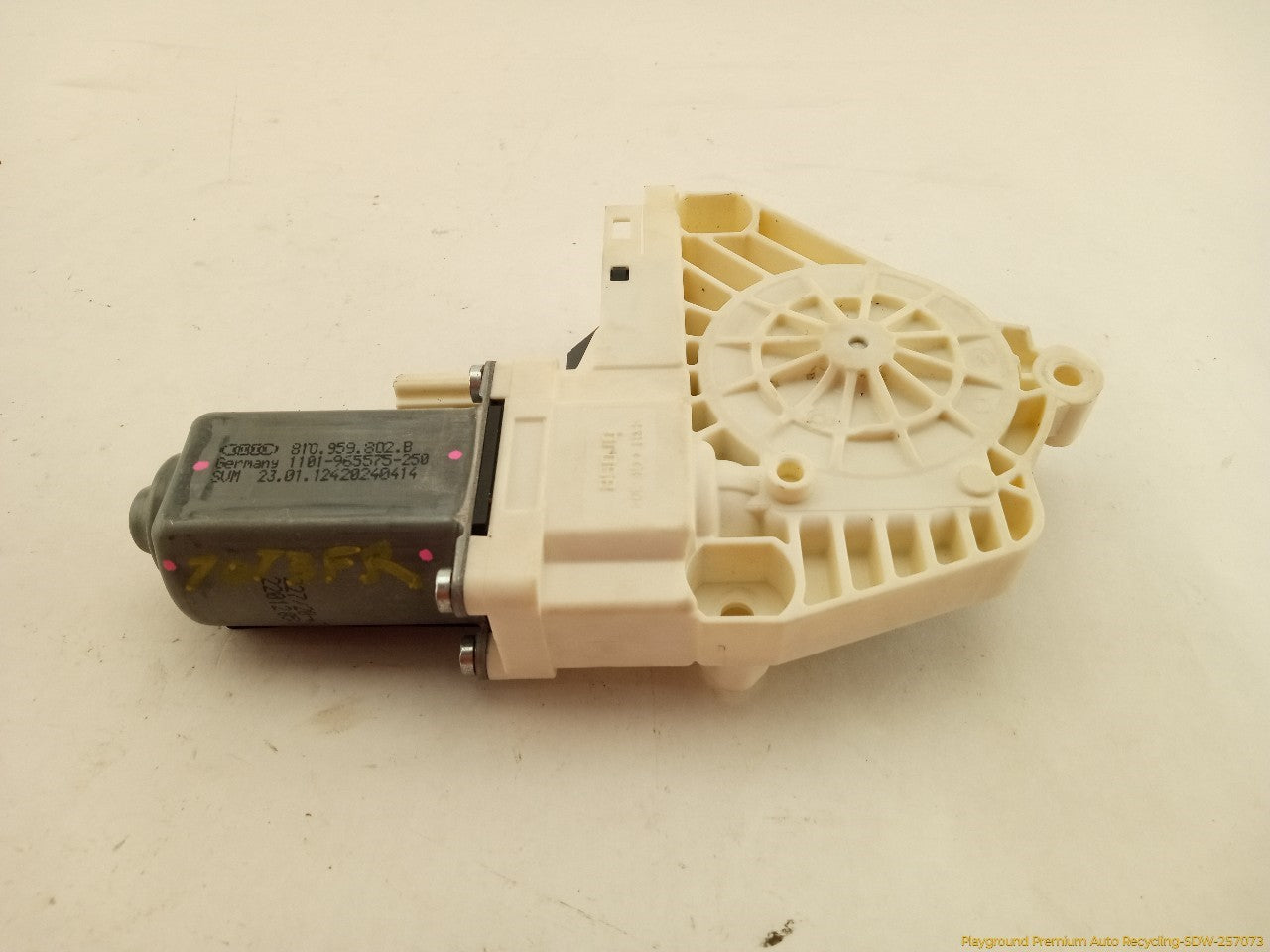 Audi A5 Passenger Right Front Power Window Motor