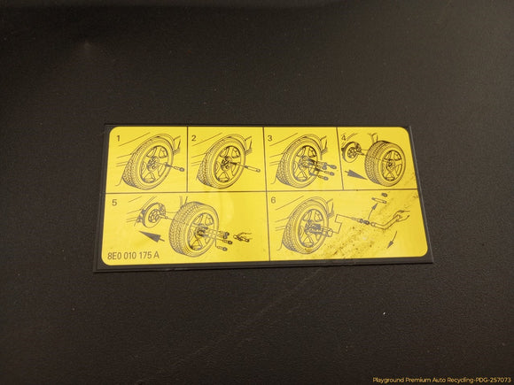 Audi A5 Rear Spare Wheel Cover Trim