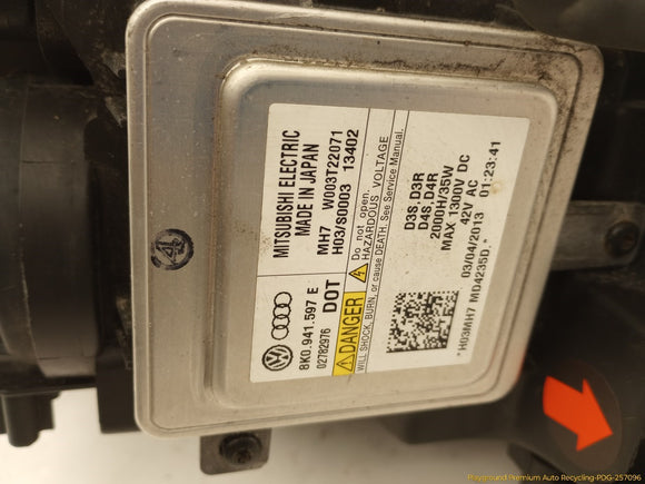 Audi A5 Passenger Right Head Lamp