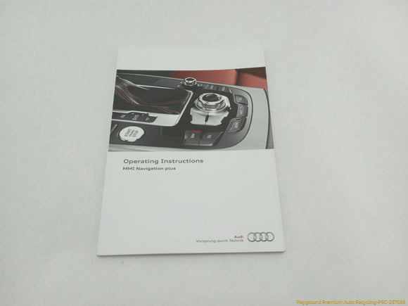 Audi A5 Owners Manual Booket