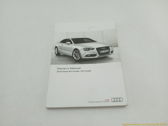 Audi A5 Owners Manual Booket